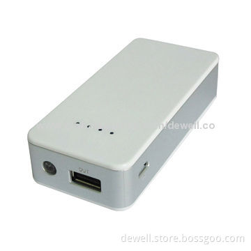 4000/5200mAh cube shape power bank, multi-color, full capacity, 5V 1A output, portable compact size